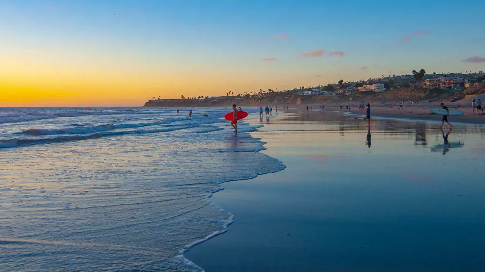 Hvis dere vil på stranda i California, anbefales en tur til San Diego 