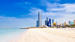 Abu Dhabi har en fantastisk skyline og vakre strender