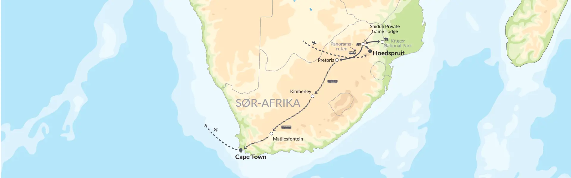 70977 Safari I Sør Afrika Og Togreise Med Rovos Rail