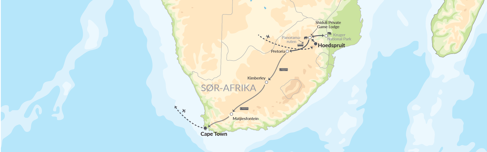 70977 Safari I Sør Afrika Og Togreise Med Rovos Rail