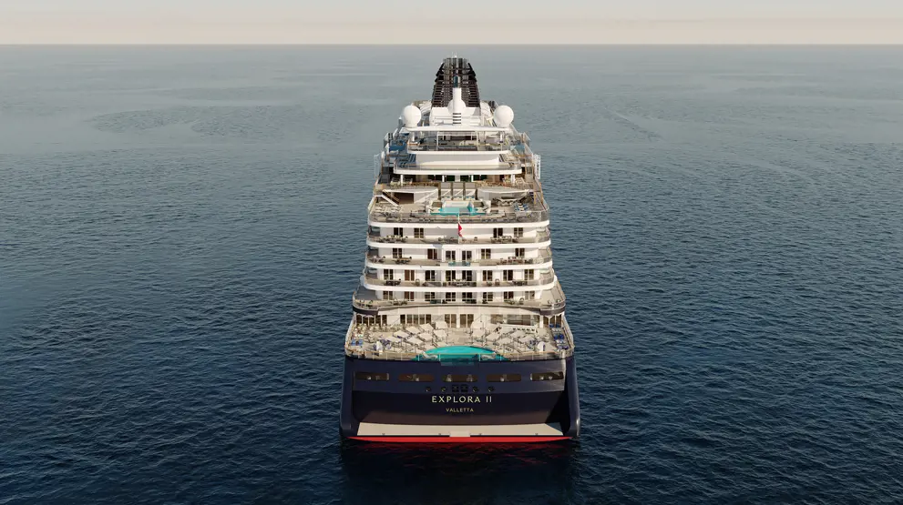 Explora II tilbyr luksuriøse havsuiter der du kan nyte en uforglemmelig panoramautsikt over det åpne havet