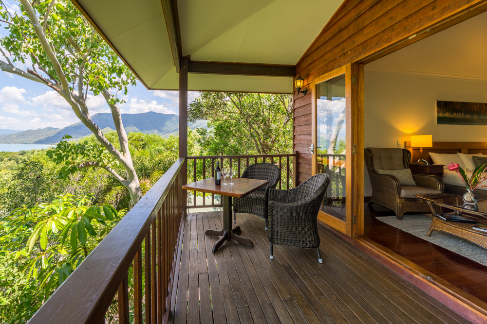 Nyt utsikten fra Coral Sea Bungalow - Thala Beach Nature Reserve