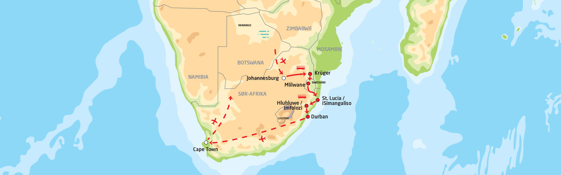 Sør-Afrikas-safariparker-og-Cape-Town