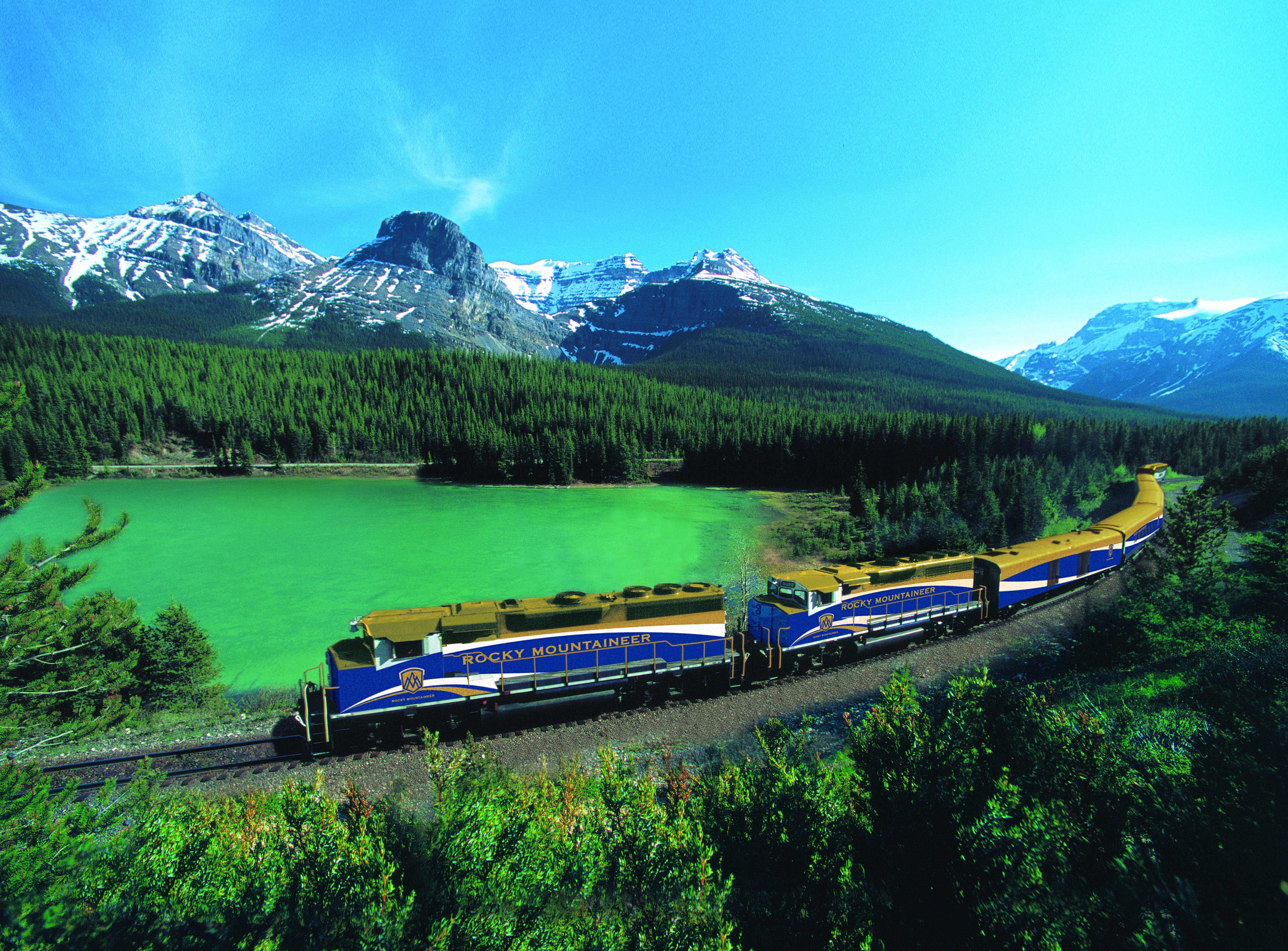 Rocky Mountaineer, Canada - Togreise i Canada