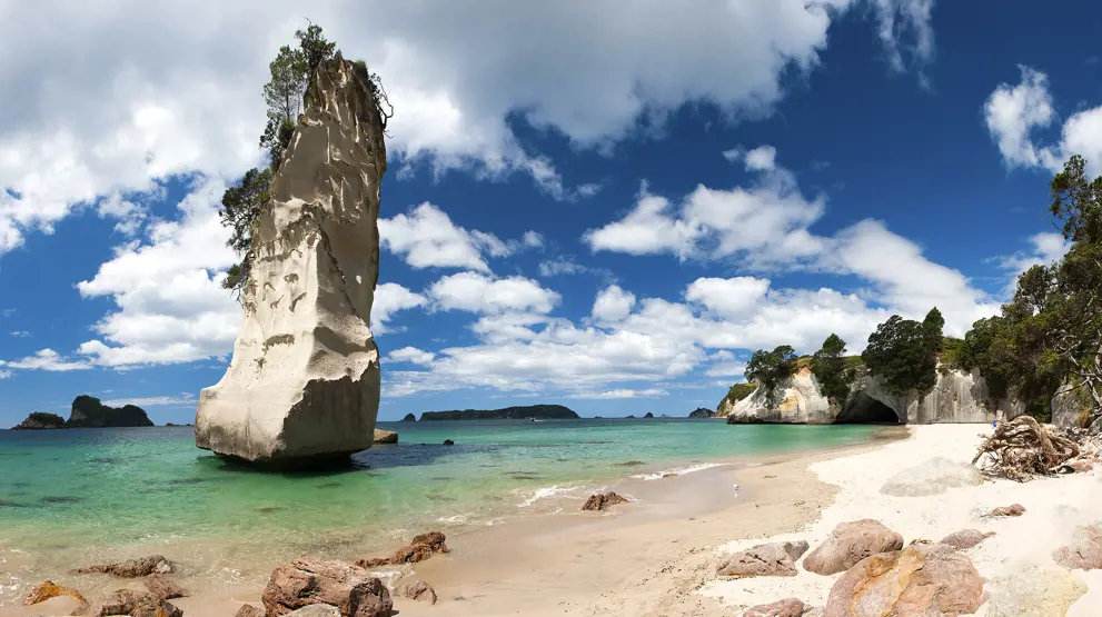 Coromandel Cathedral Cove i New Zealand