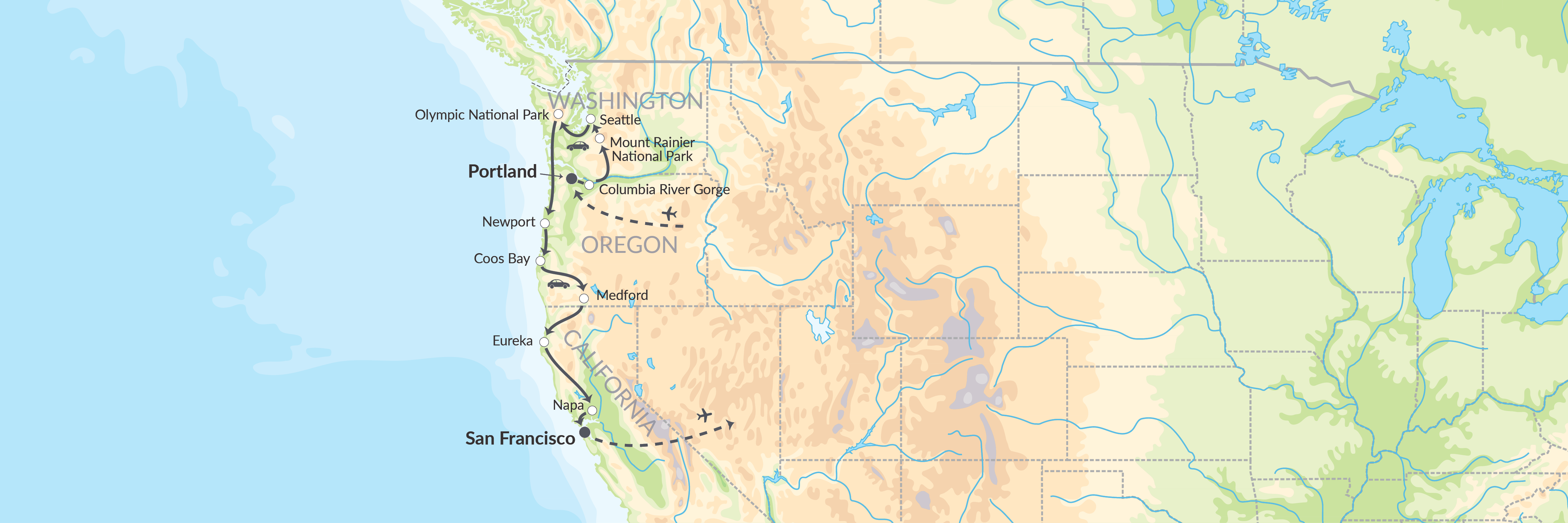 8226 Den Amerikanske Vestkysten