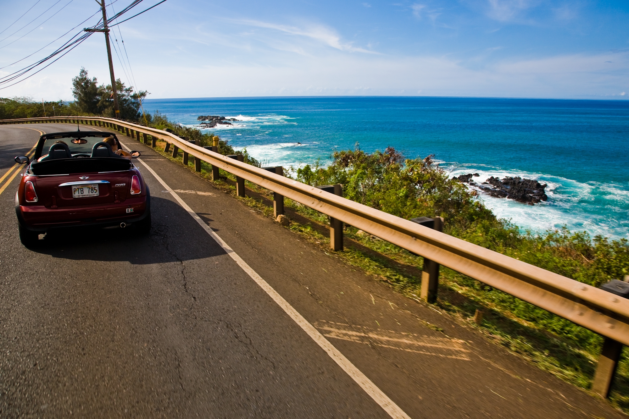 I bil på Oahu