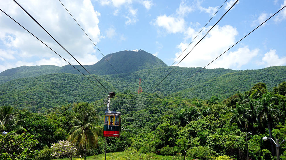 Taubanen 'Teleférico' ved Mount Isabel del Torres - Reiser til den Dominikanske republikk