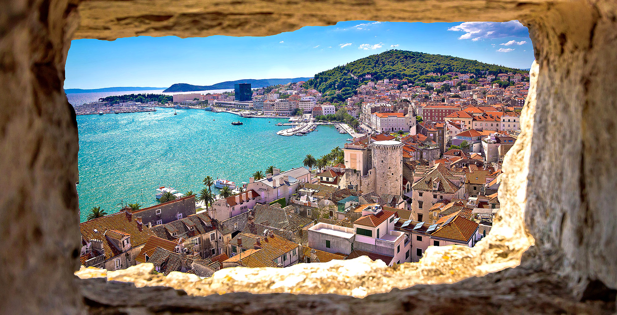 Cityscape van Split in Kroatië