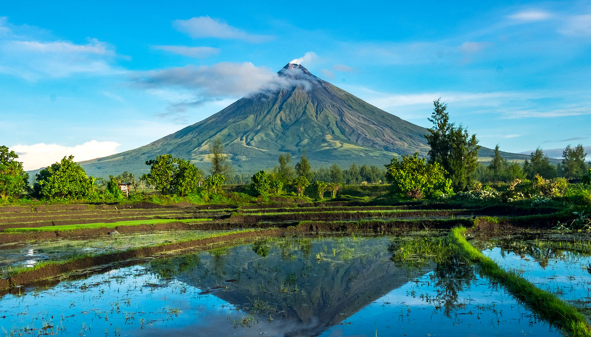 Mt. Mayon ved Legazpi i Bicol-området