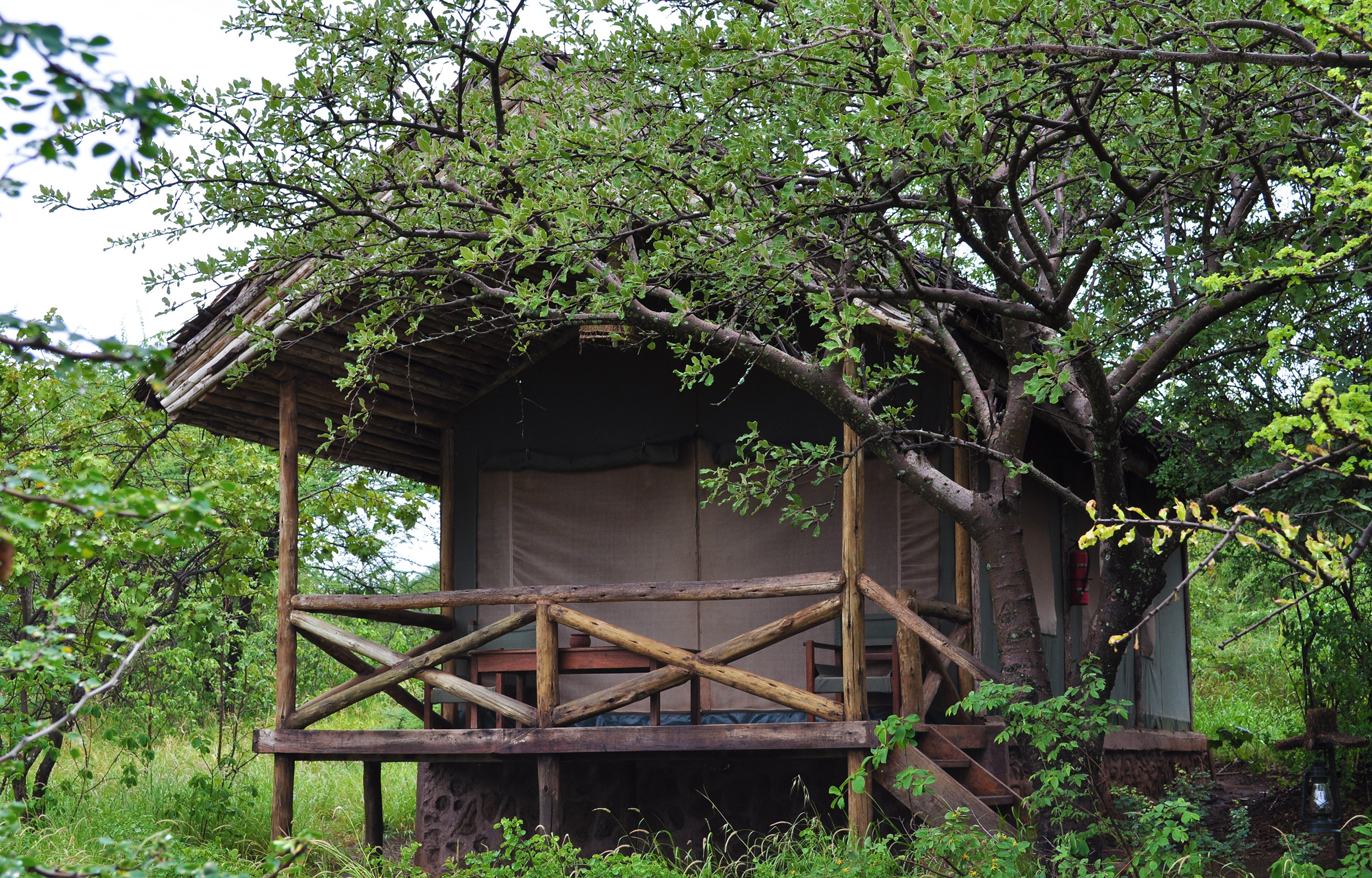 Fullt utstyrte og romslige telt