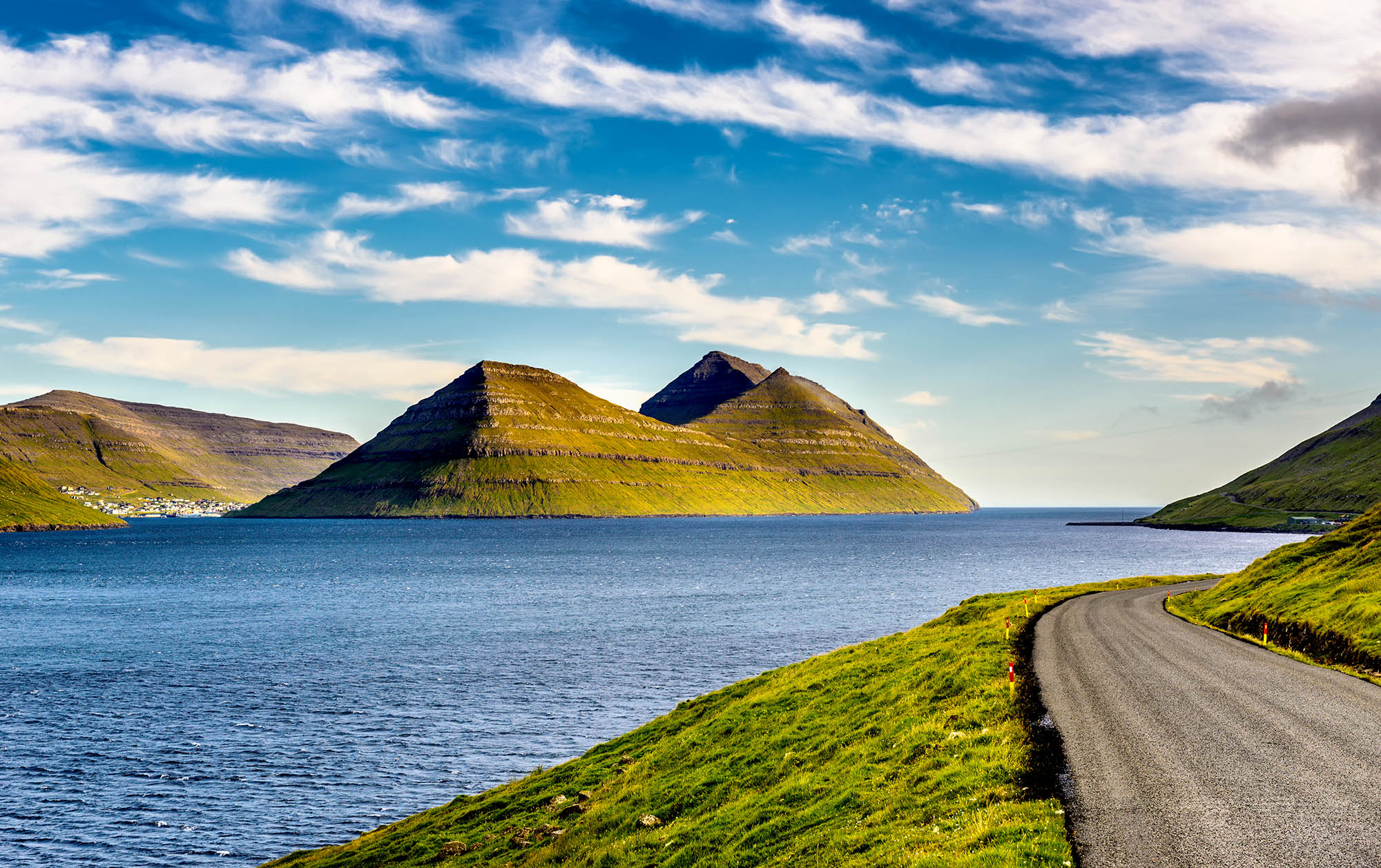 Det er en flott kjøretur mot Klaksvik