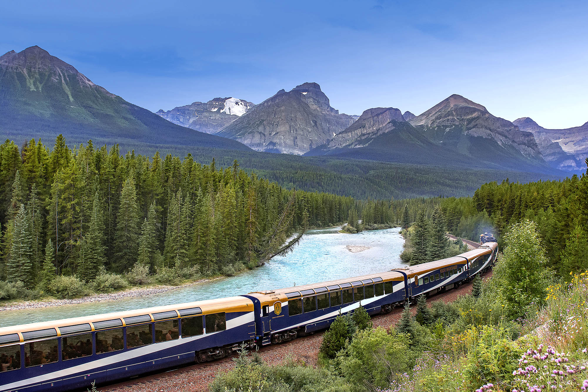 Luksustoget Rocky Mountaineer i Canada