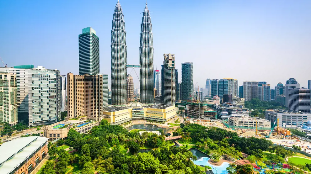Storbyen Kuala Lumpur og Petrona Towers
