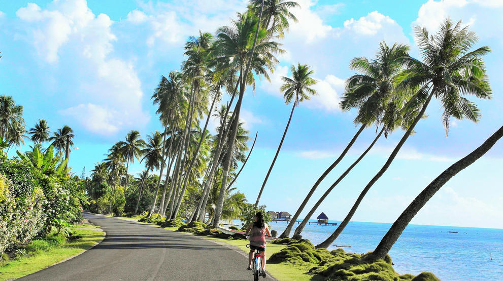 Dra på en sykkeltur rundt øya - Reiser til Bora Bora