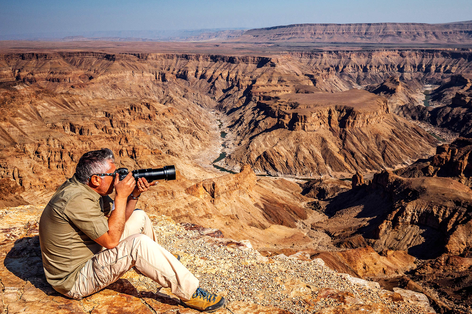 Fish River Canyon, den nest største kløften i verden