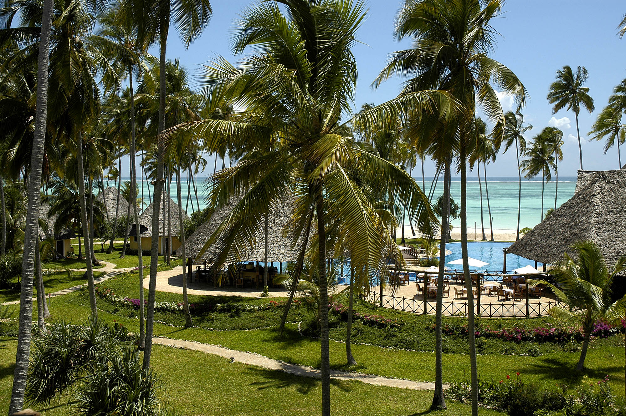 Ocean Paradise Resort har en fantastisk beliggenhet på Zanzibar