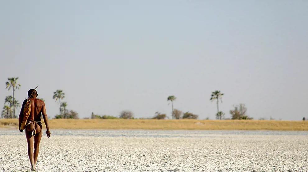Store deler av Makgadikgadi består av saltsletter