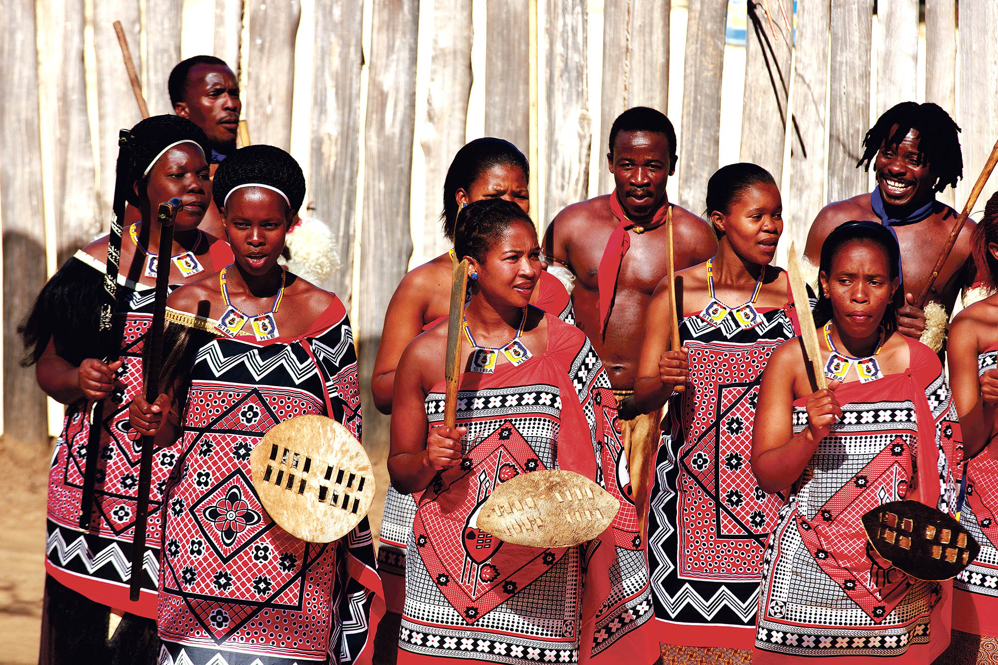 Opplev ikke bare naturen, men også lokale kulturer, som for eksempel Manzini-folket her i Eswatini (tidligere Swaziland)
