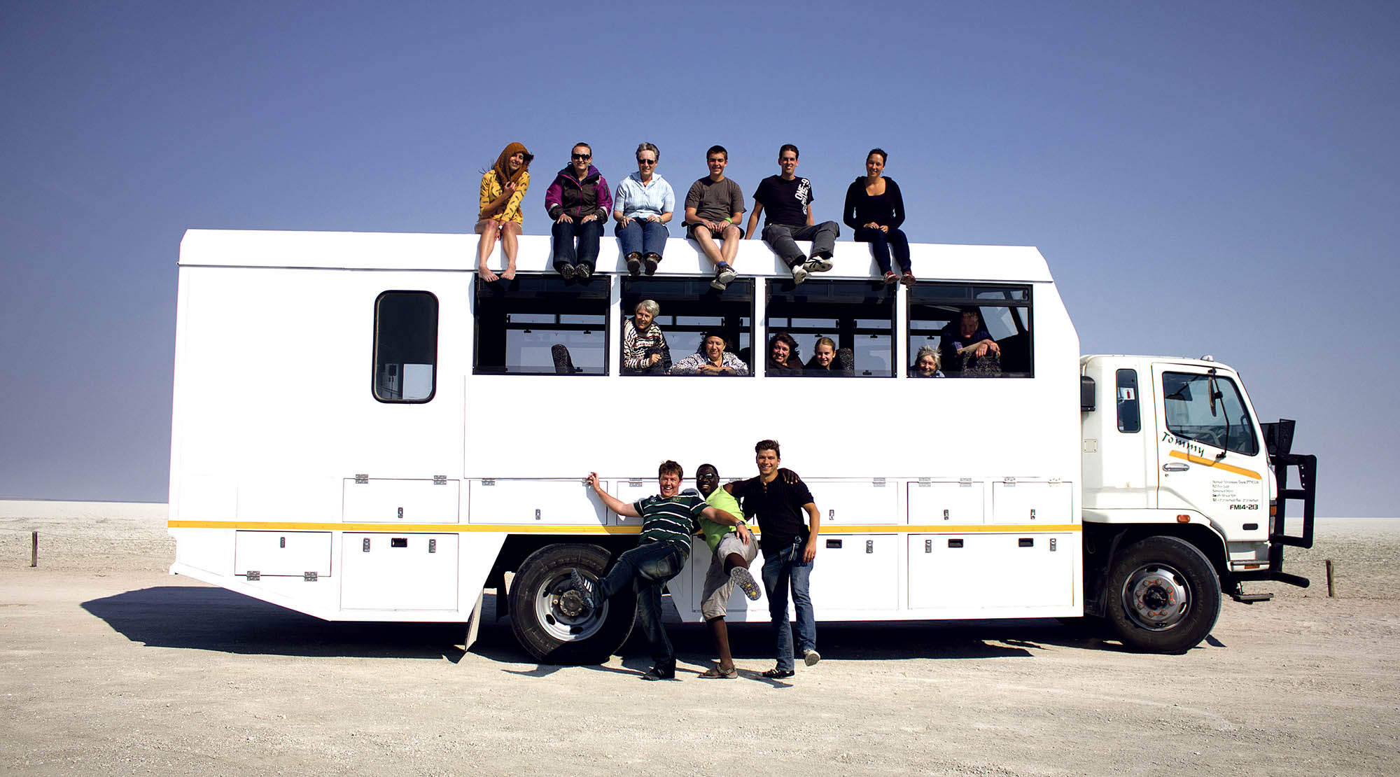 Afrika-rundreiser med BENNS og Nomad foregår i en spesialbygget truck