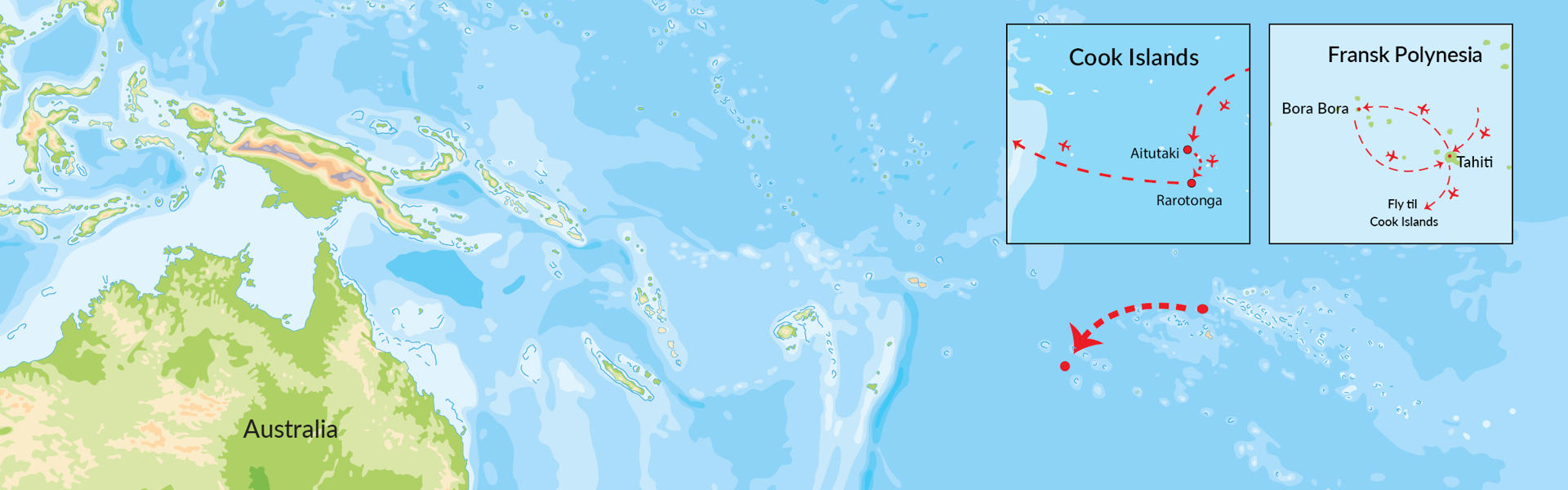 Det ultimative polynesiske eventyret | Reiserute