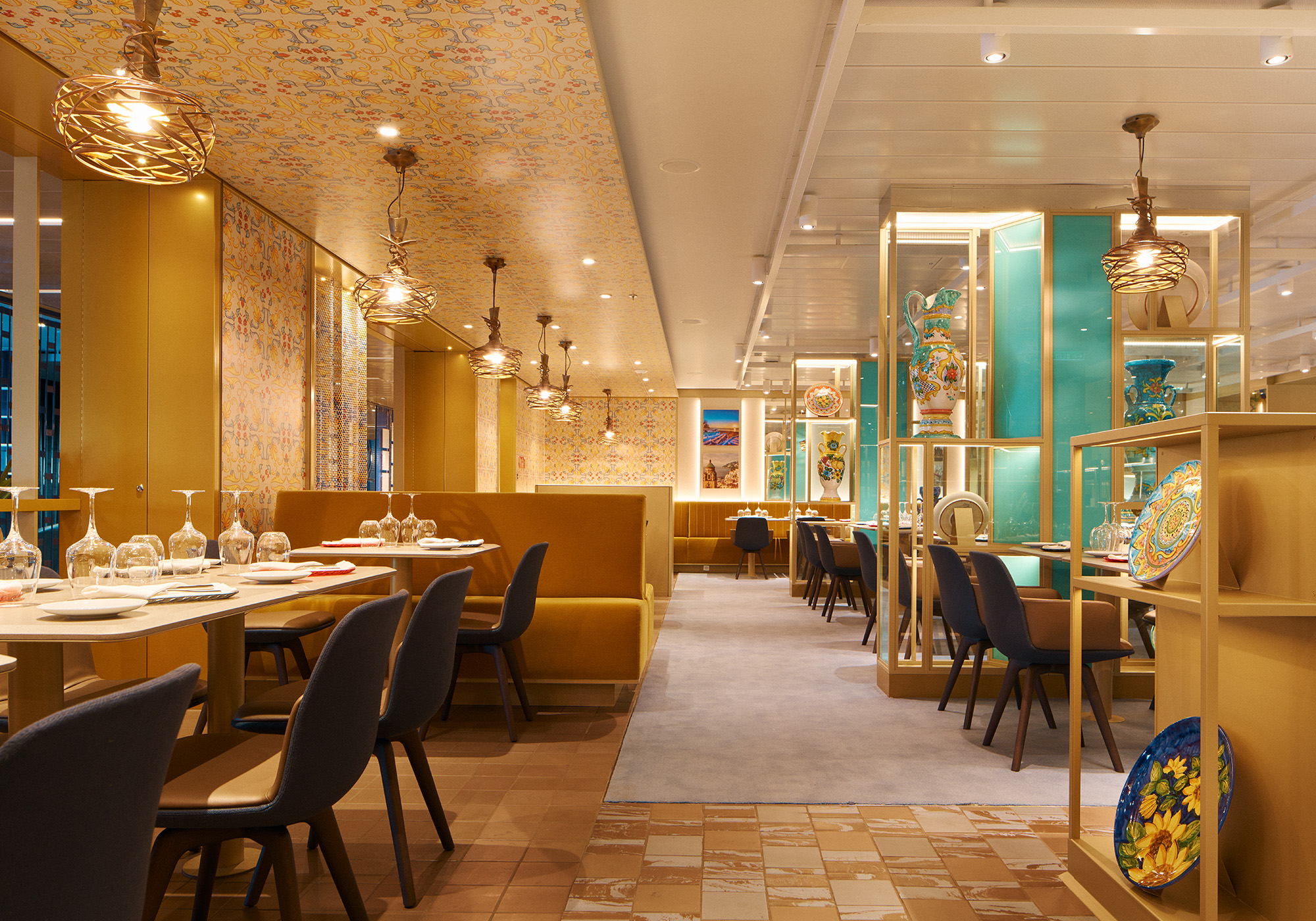 Le Anfore Restaurant på Costa Toscana