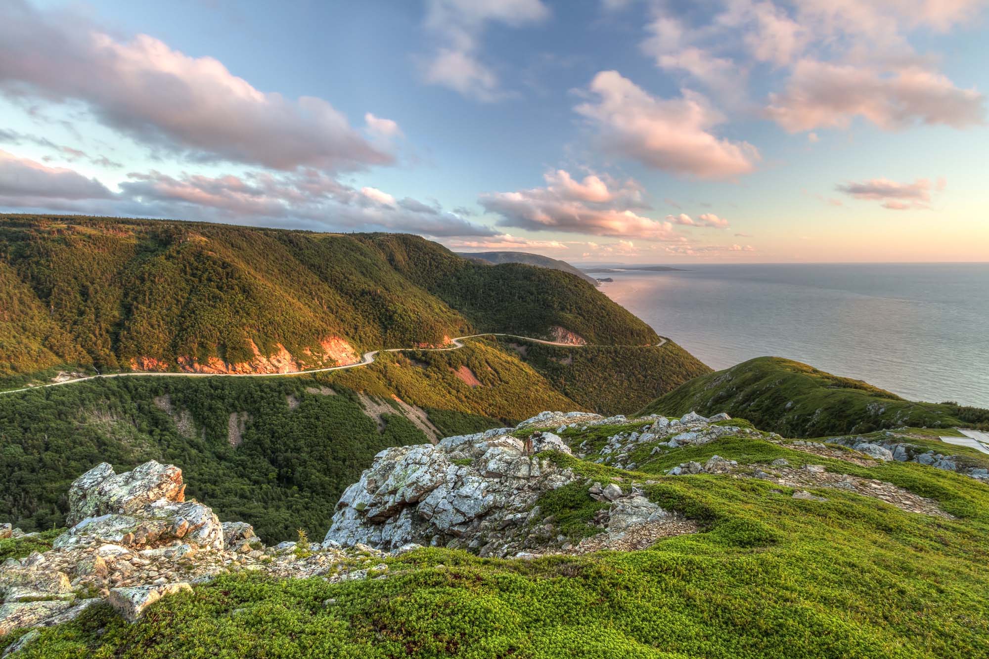 Cabout Trail på Cape Breton Island 