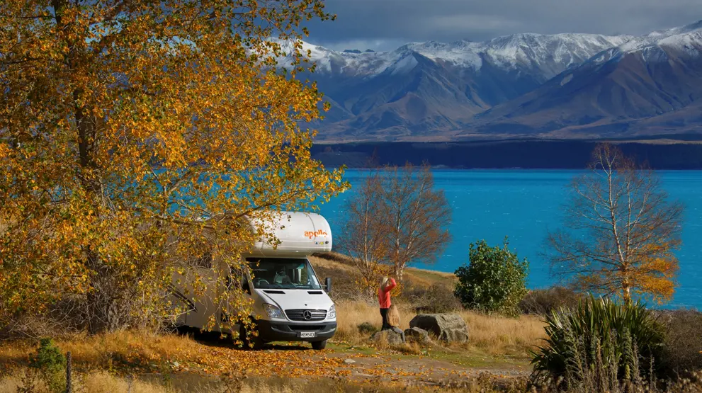 Se frem til vakker natur - Bobil på New Zealand