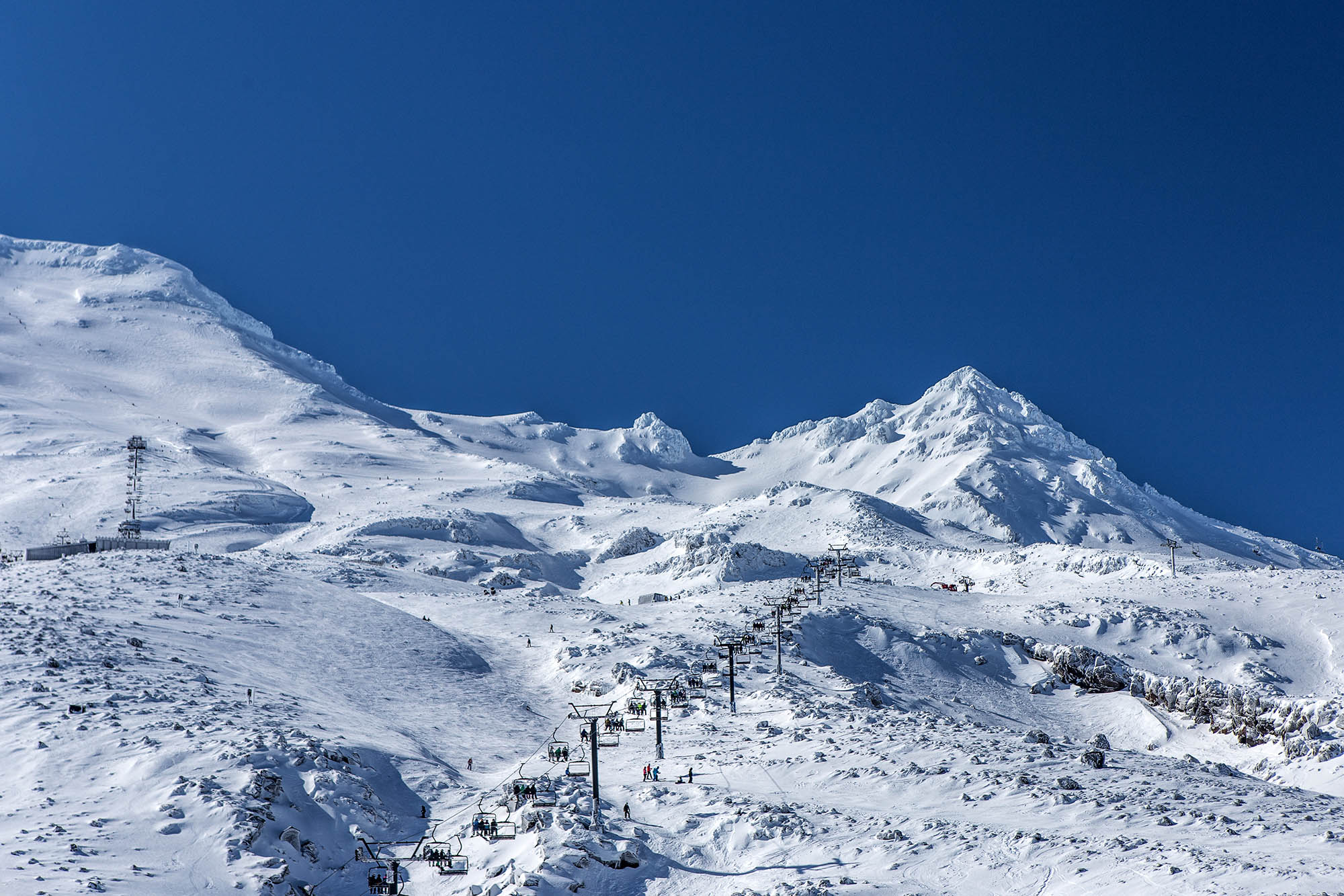 Ruapehus snødekte topper - Reiser til Tongariro nasjonalpark