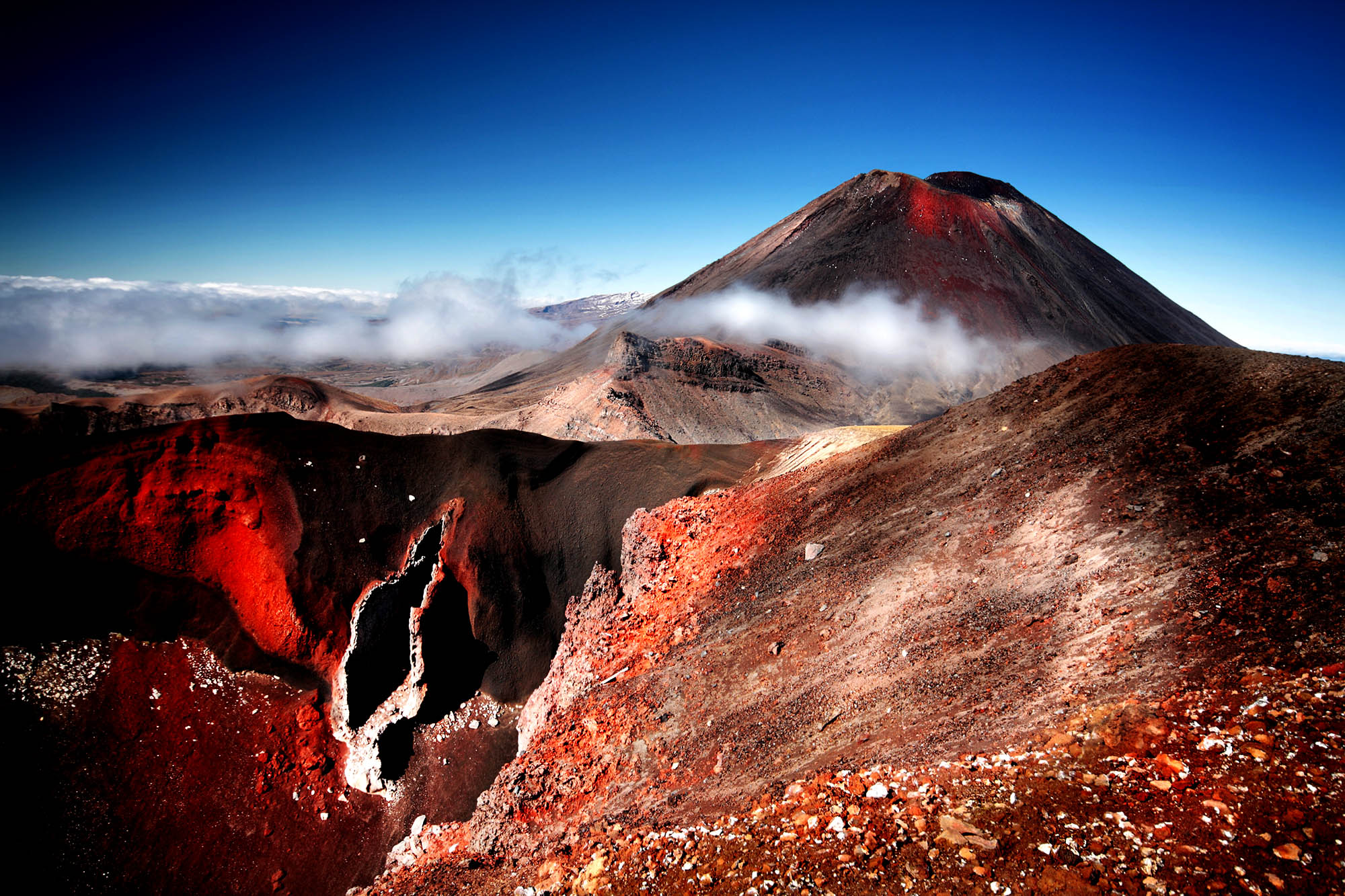 Mount Ngauruhoe - Reiser til Tongariro nasjonalpark