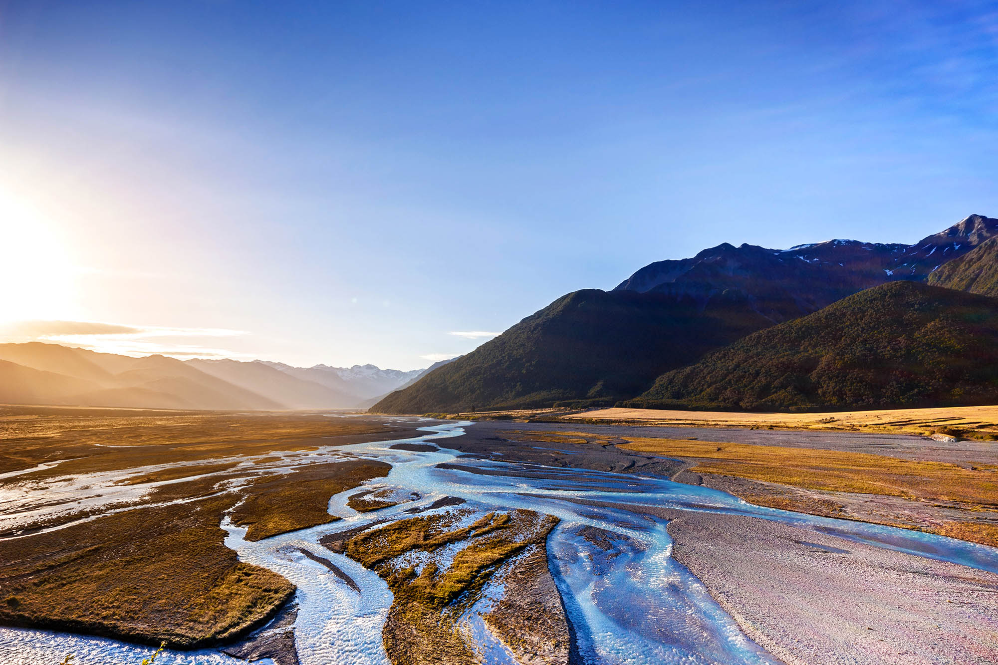 Spektakulære områder i Arthur's Pass nasjonalpark