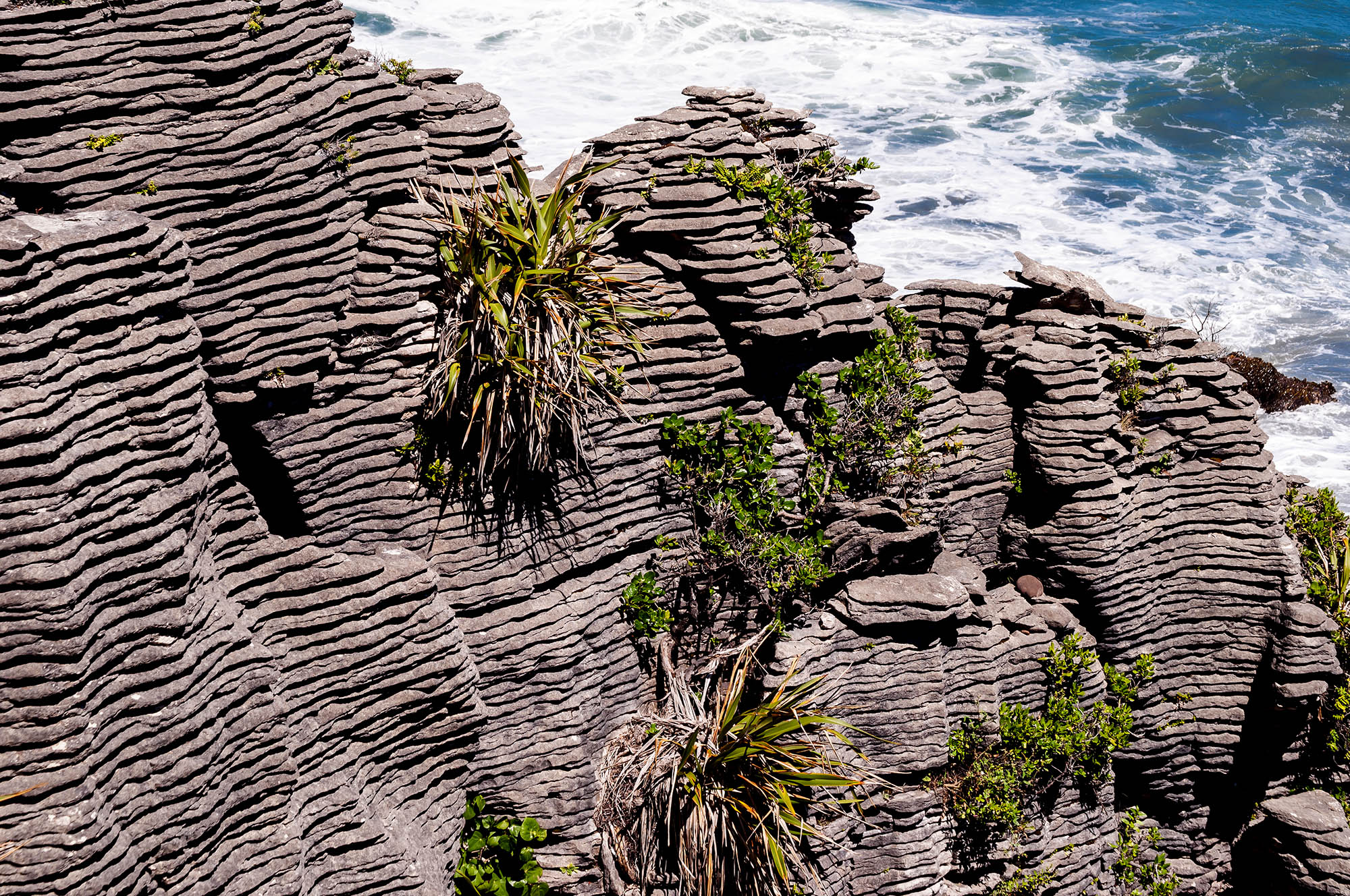 La deg imponere av de spektakulære Pancake Rocks