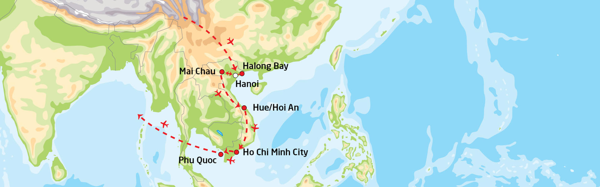 Det beste av Vietnam | Reiserute