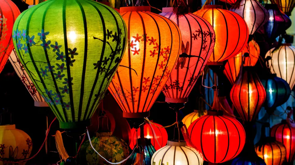 Vakre lanterner i Hoi An