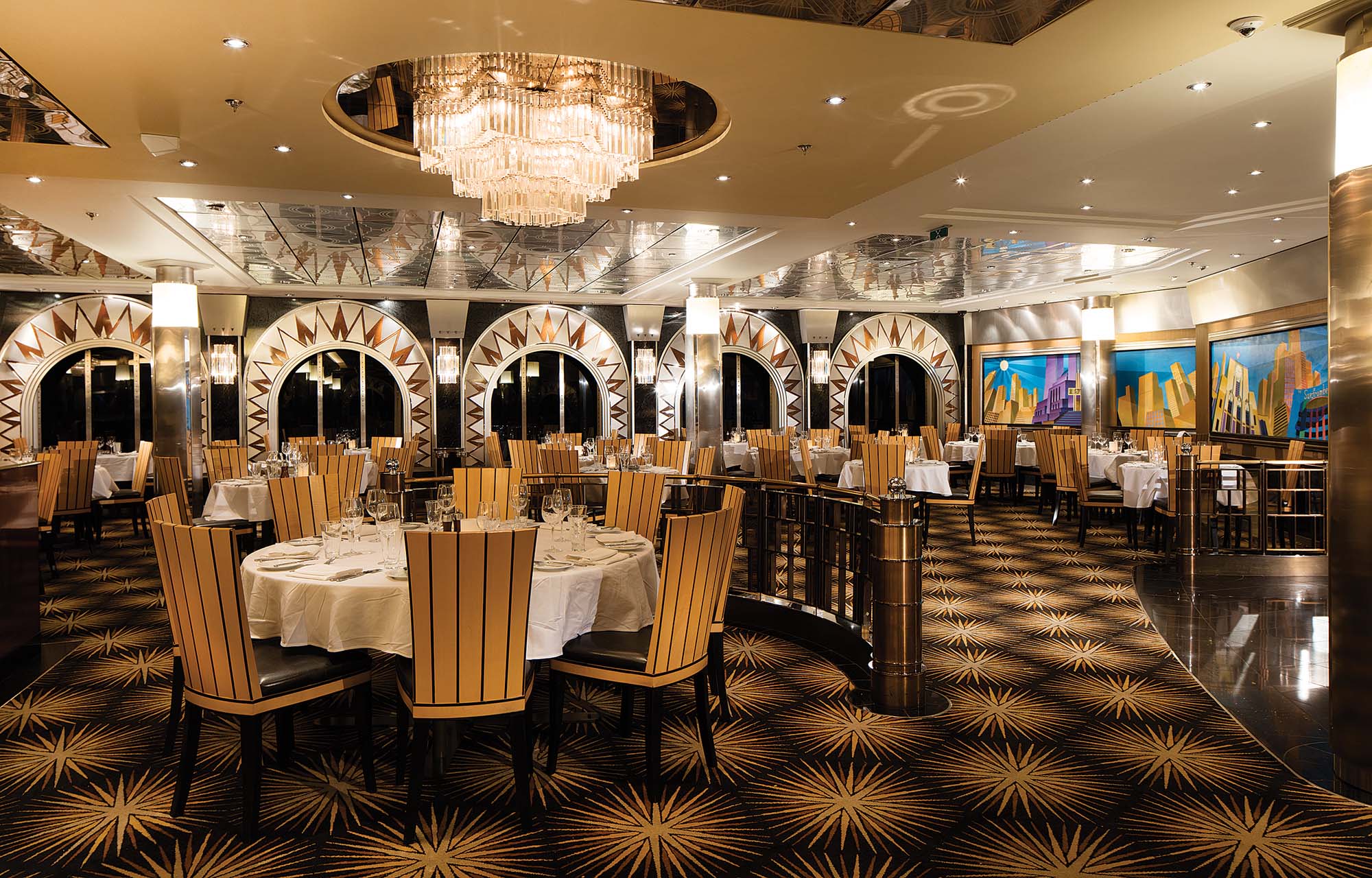 Restauranten Skyline om bord på Norwegian Pride of America