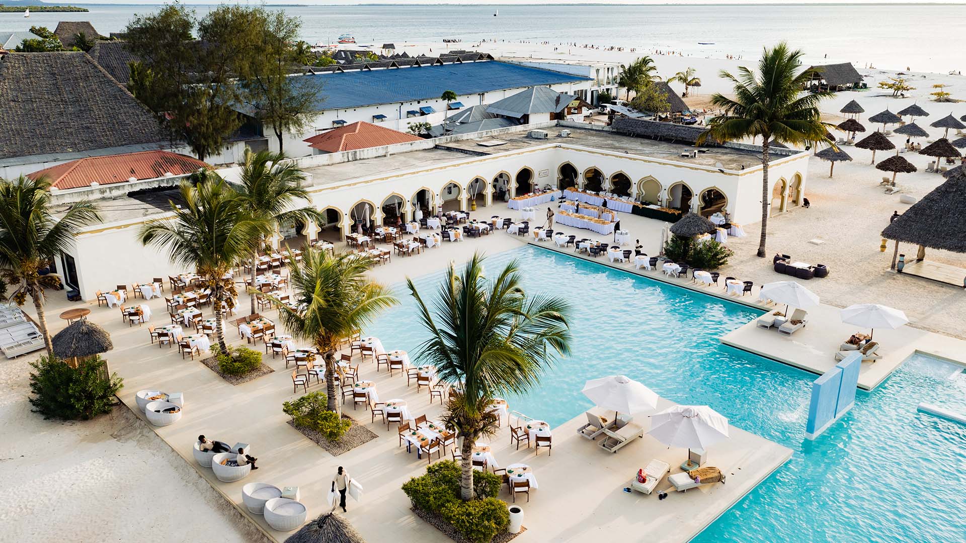 Bassengområdet | Gold Zanzibar Beach House & Spa