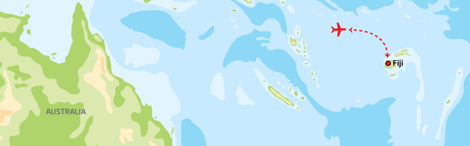 Fijis Korallkyst | Reiserute