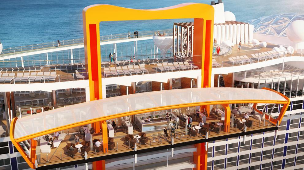 "Det flyvende teppe" på Celebrity Edge