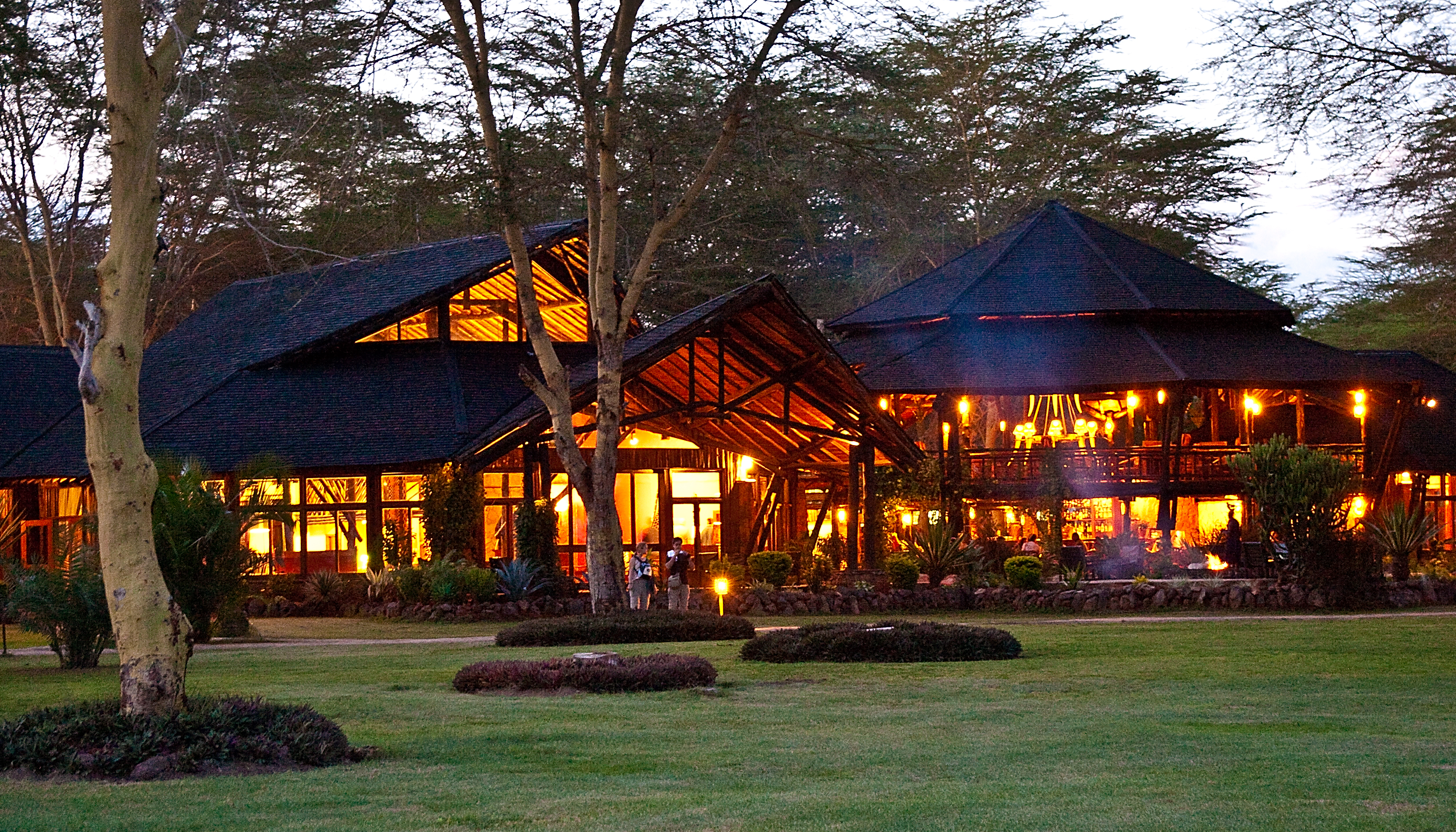 Bo på Ol-Tukai Lodge i Amboseli