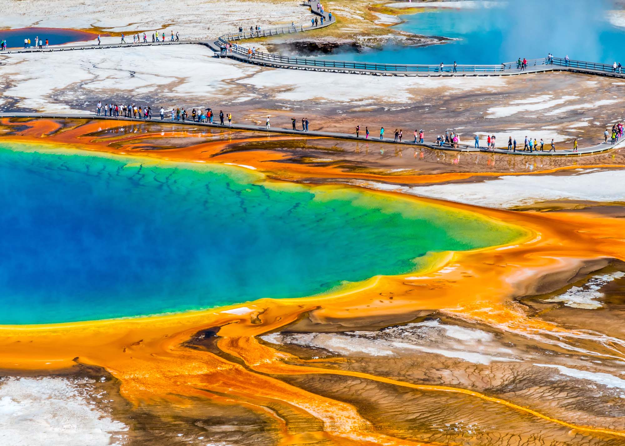 Grand Prismatic Spring - Reiser til Yellowstone nasjonalpark