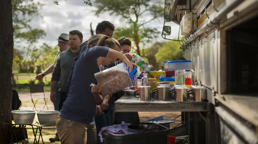 Tid for mat. Foto: Nomad Adventure Tours