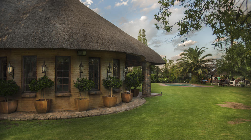 Overnattingsstedet Belvedere Estates Nomad Tours utenfor Johannesburg. Foto: Nomad Adventure Tours