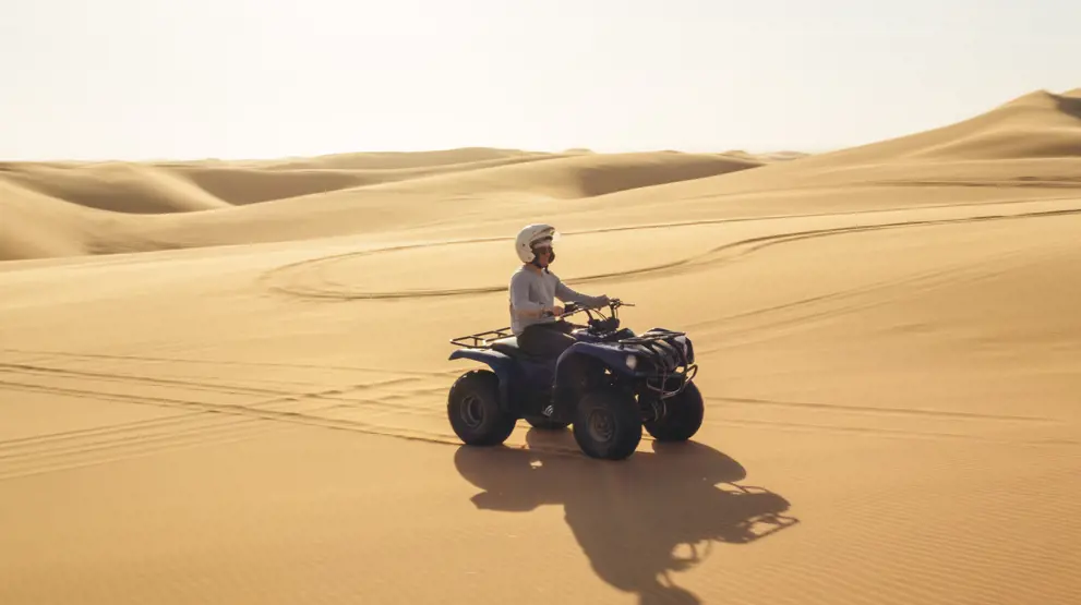 ATV-kjøring i Swakopmund, Namibia. Foto: Nomad Adventure Tours
