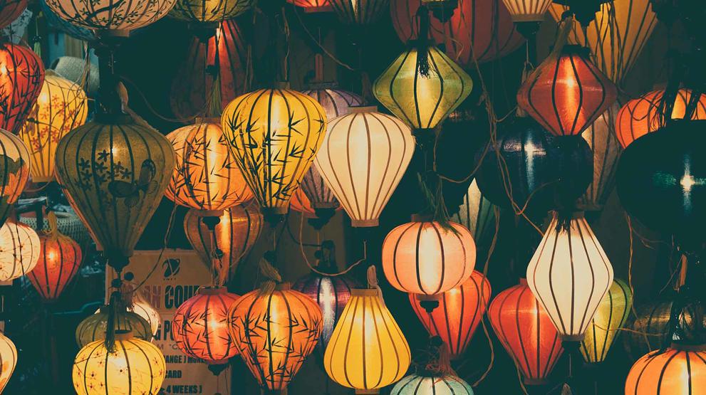 Fargerike lanterner i Hoi An