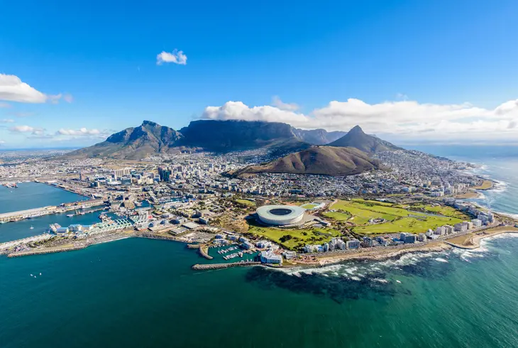 Vakre Cape Town i Sør-Afrika
