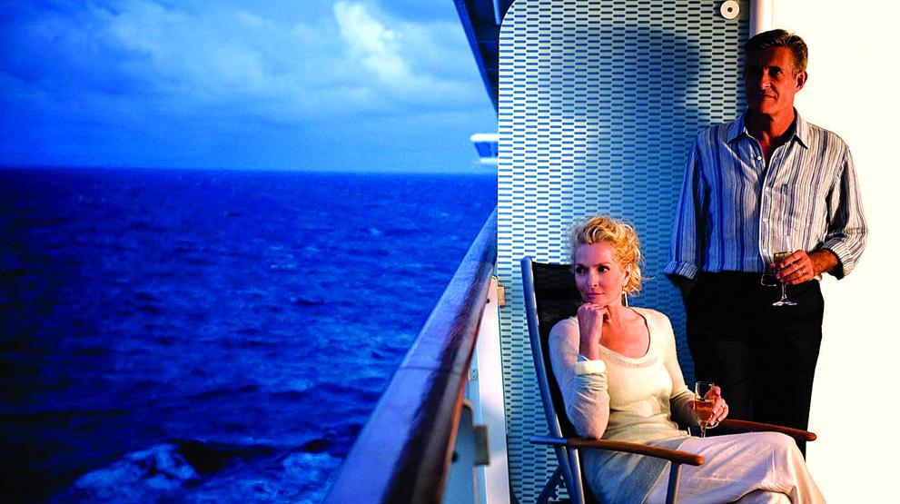 Utsikt fra balkonglugar på Celebrity Millennium