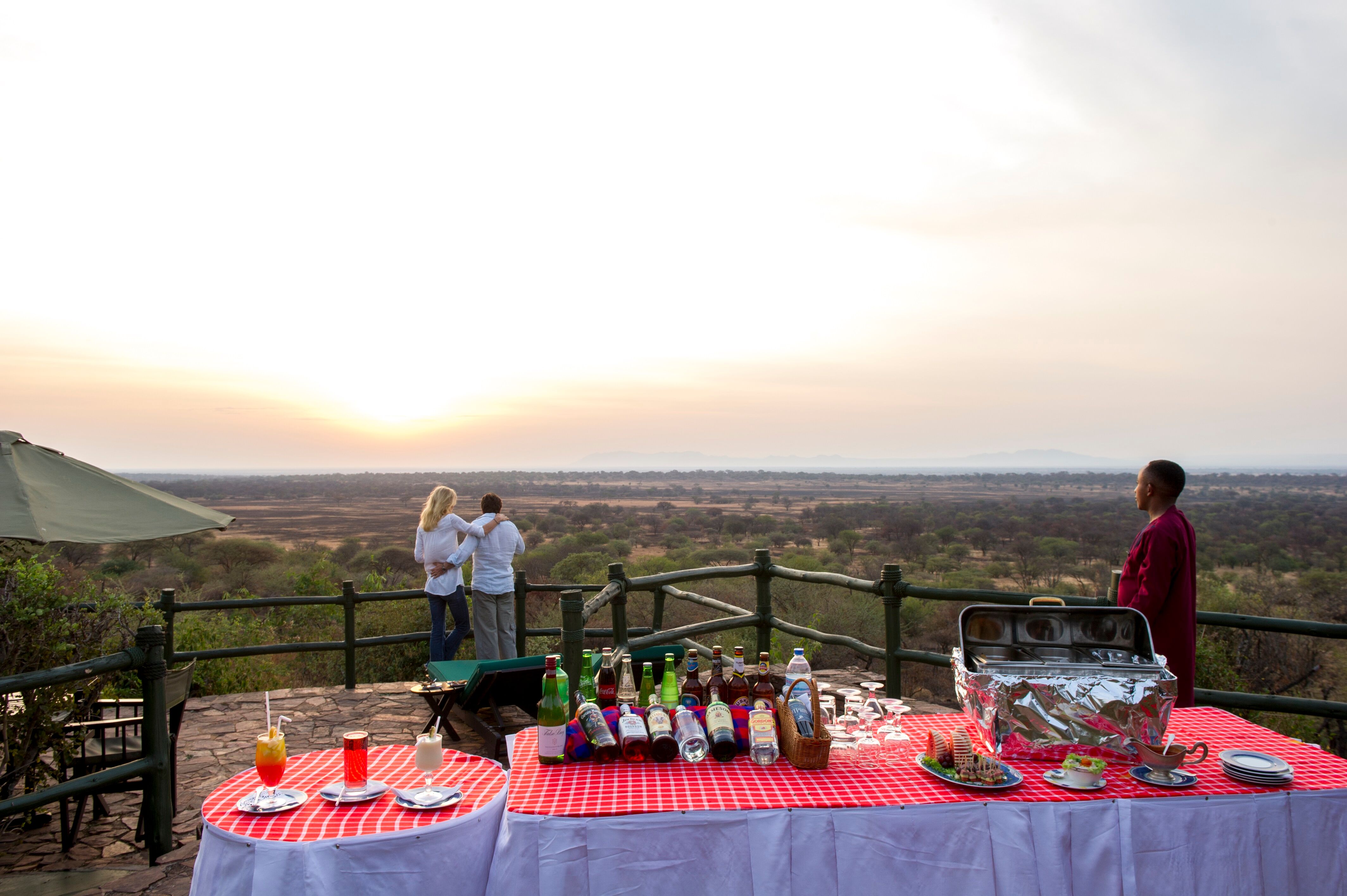 Nyt den fantastiske utsikten fra Kirawira Serena Camp