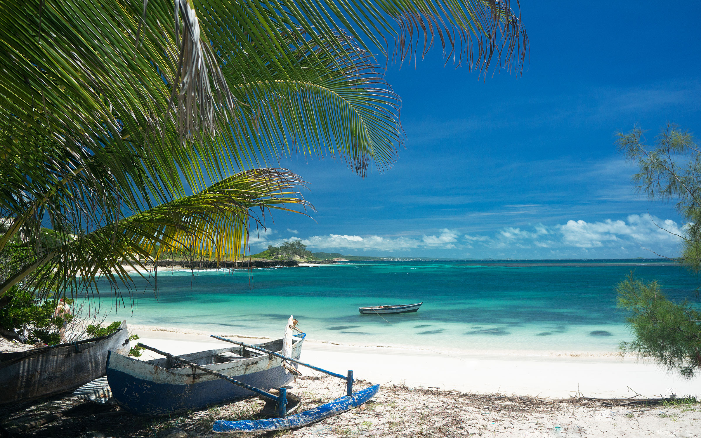 Madagaskars vakre strandkyst ut til Det indiske hav