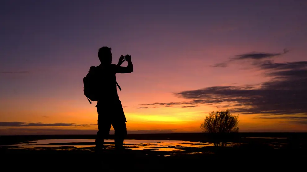 Nyt vakre solnedganger i Top End. Foto: Wayoutback