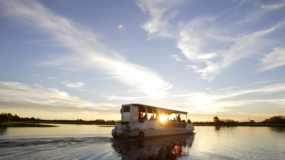 I Kakadu venter det et Yellow Water-cruise. Foto: Wayoutback
